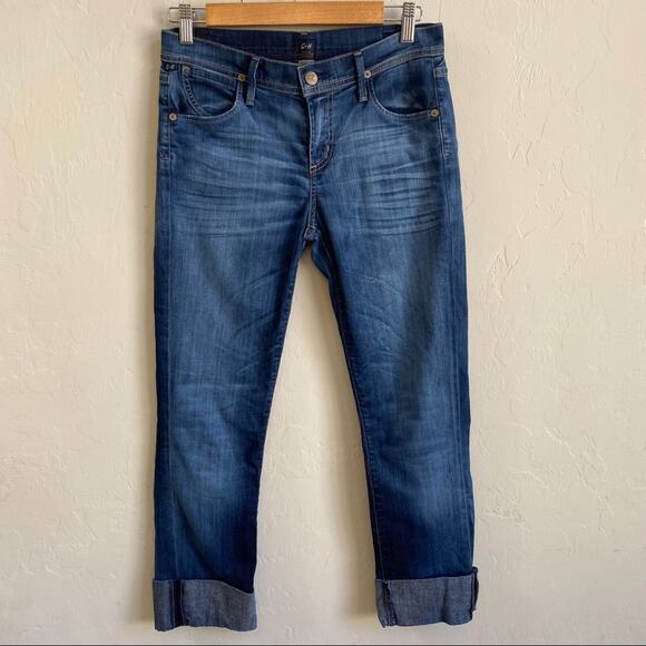 Citizens of Humanity Dani Cropped Straight Jeans - Picture 1 of 7